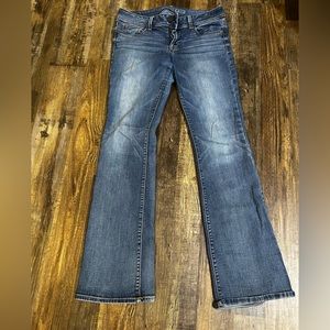 American eagle kick boot super stretch jeans